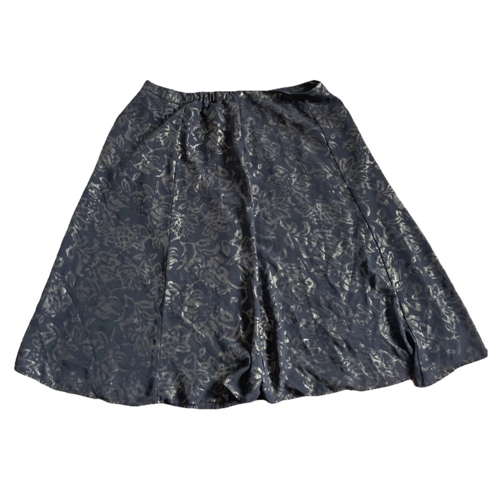VTG Jaclyn Smith Women's Y2K Whimsigoth Dark Fairy Grunge Skirt Black Flowy L